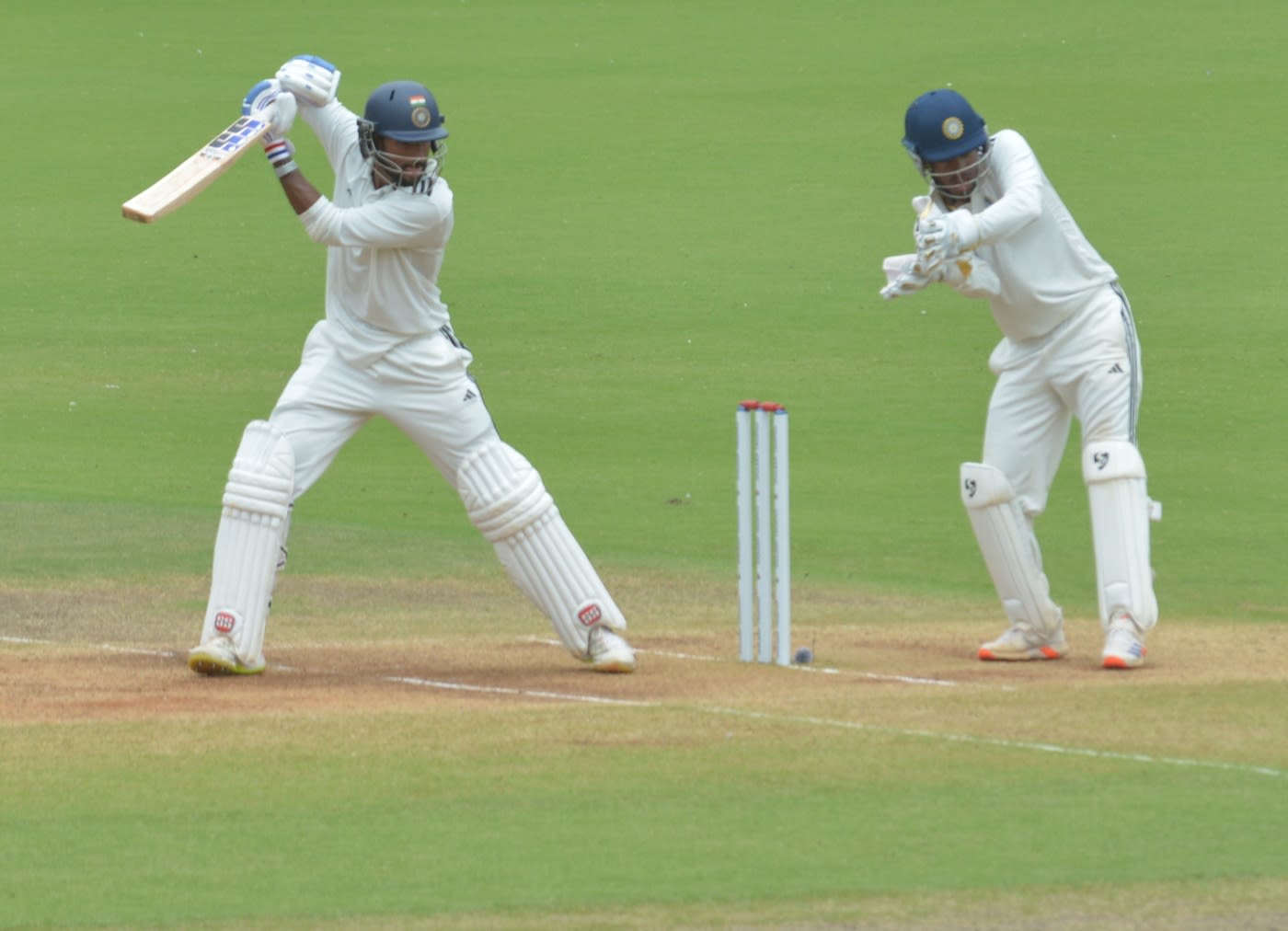 Tilak Varma forces one away