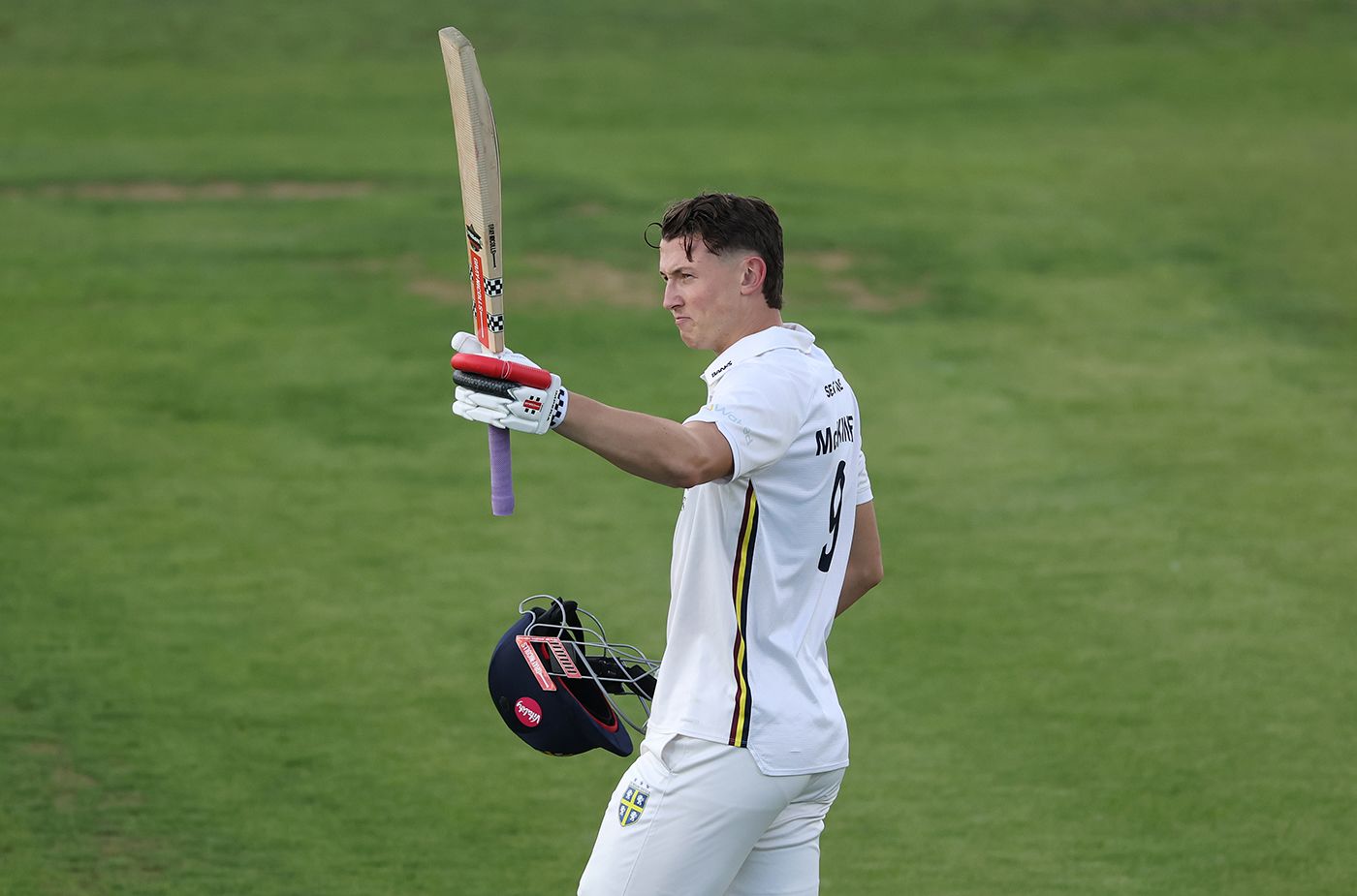 Ben McKinney made his third hundred of the season