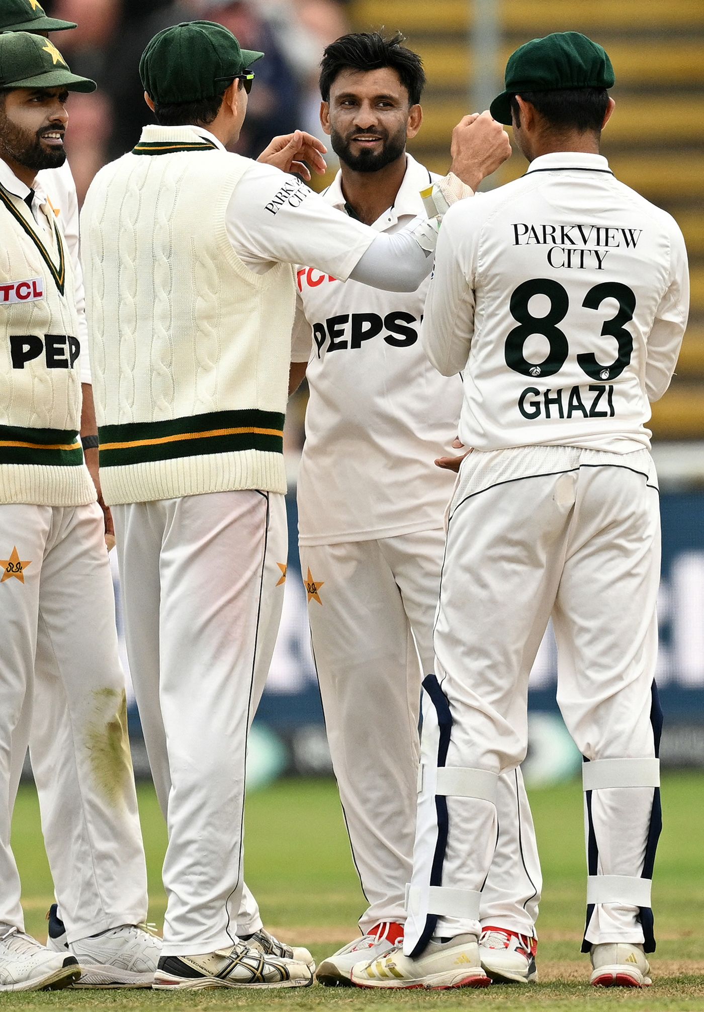 Mohammad Imran took his first Test wicket