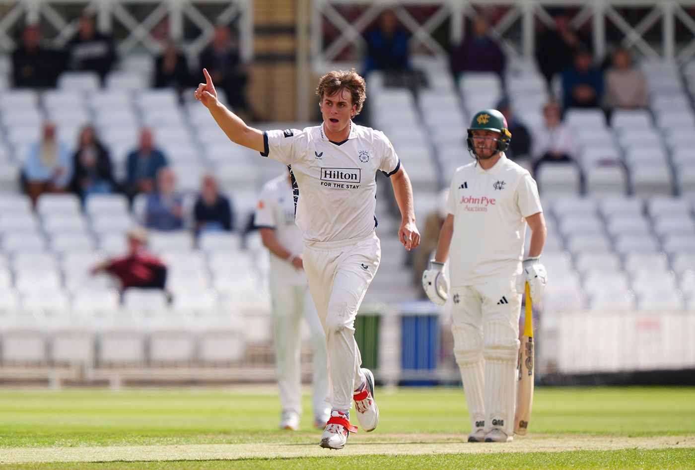 Eddie Jack left Nottinghamshire 22 for 3