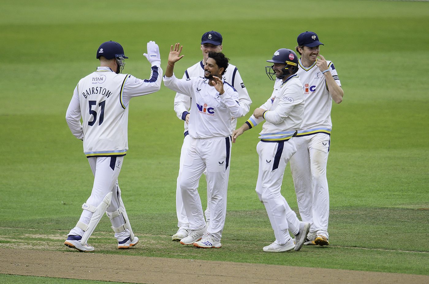 Kuldeep Yadav wrapped up a 10-wicket haul