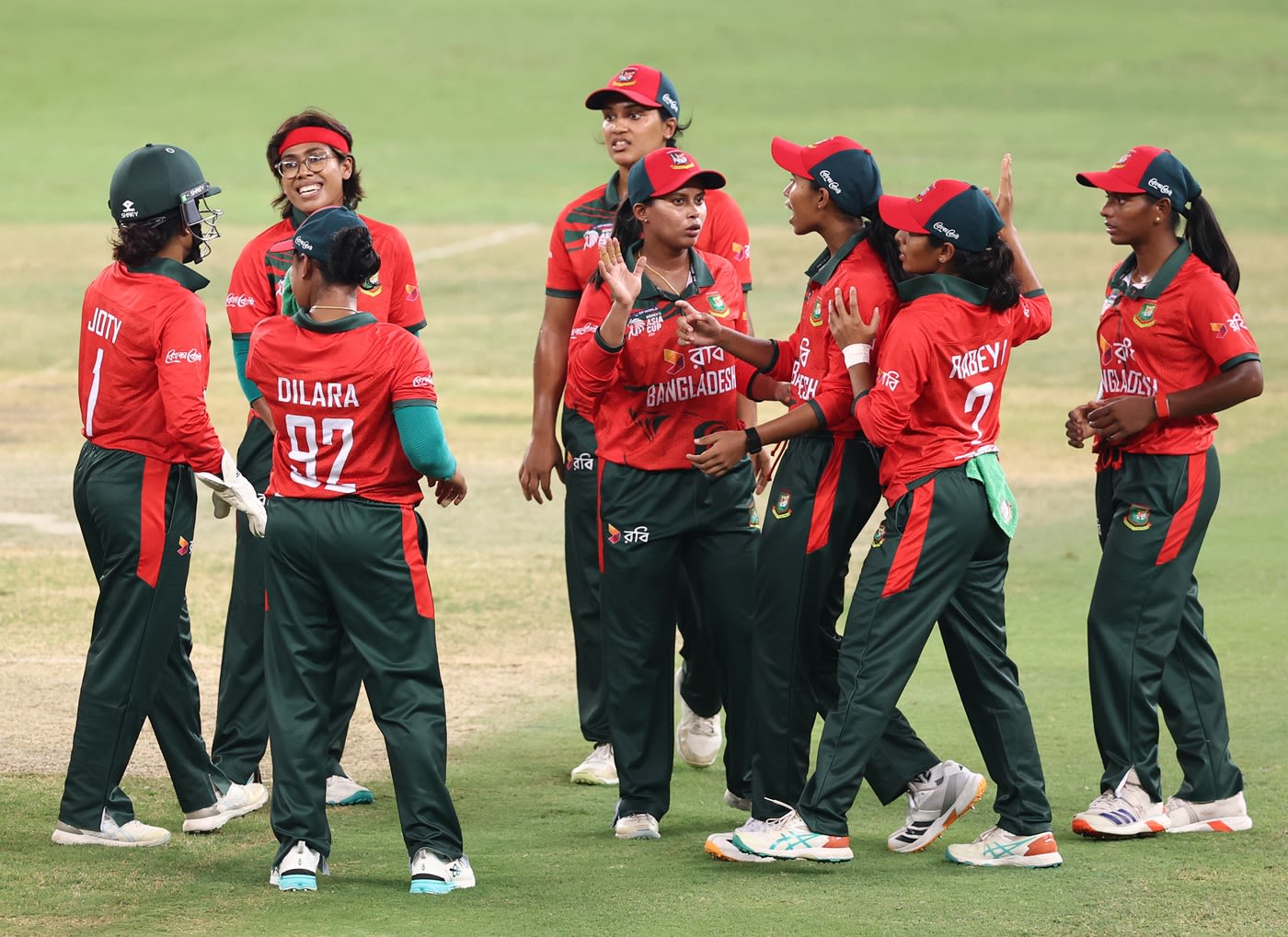Sultana Khatun dismissed Smriti Mandhana in her opening over