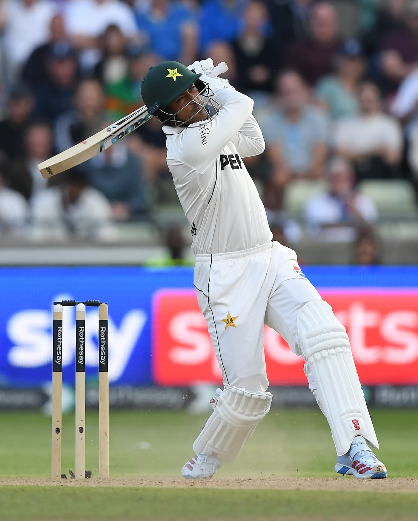 Razaullah hit nine sixes in his innings