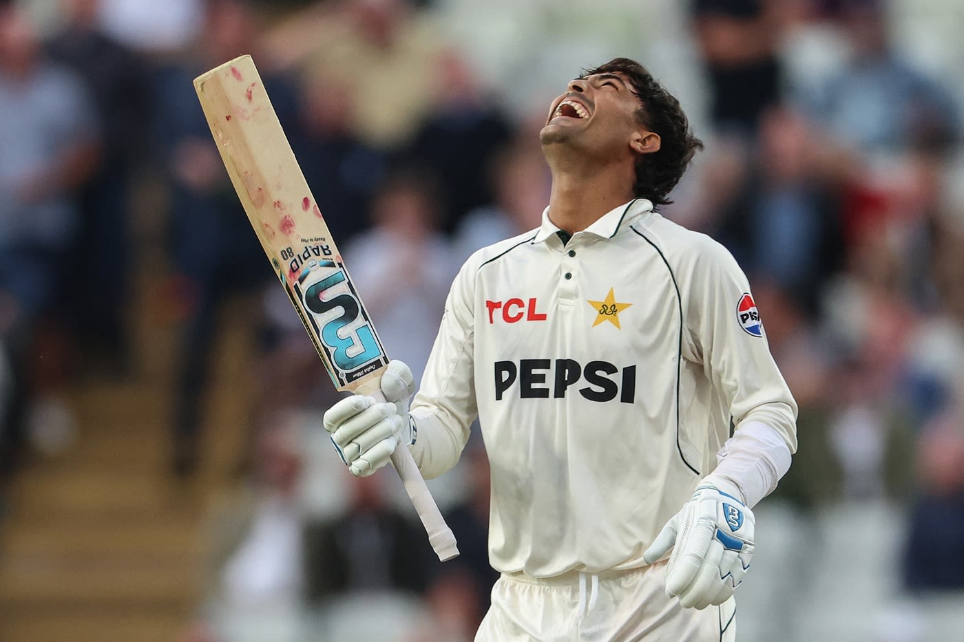 Razaullah survived an lbw decision on review