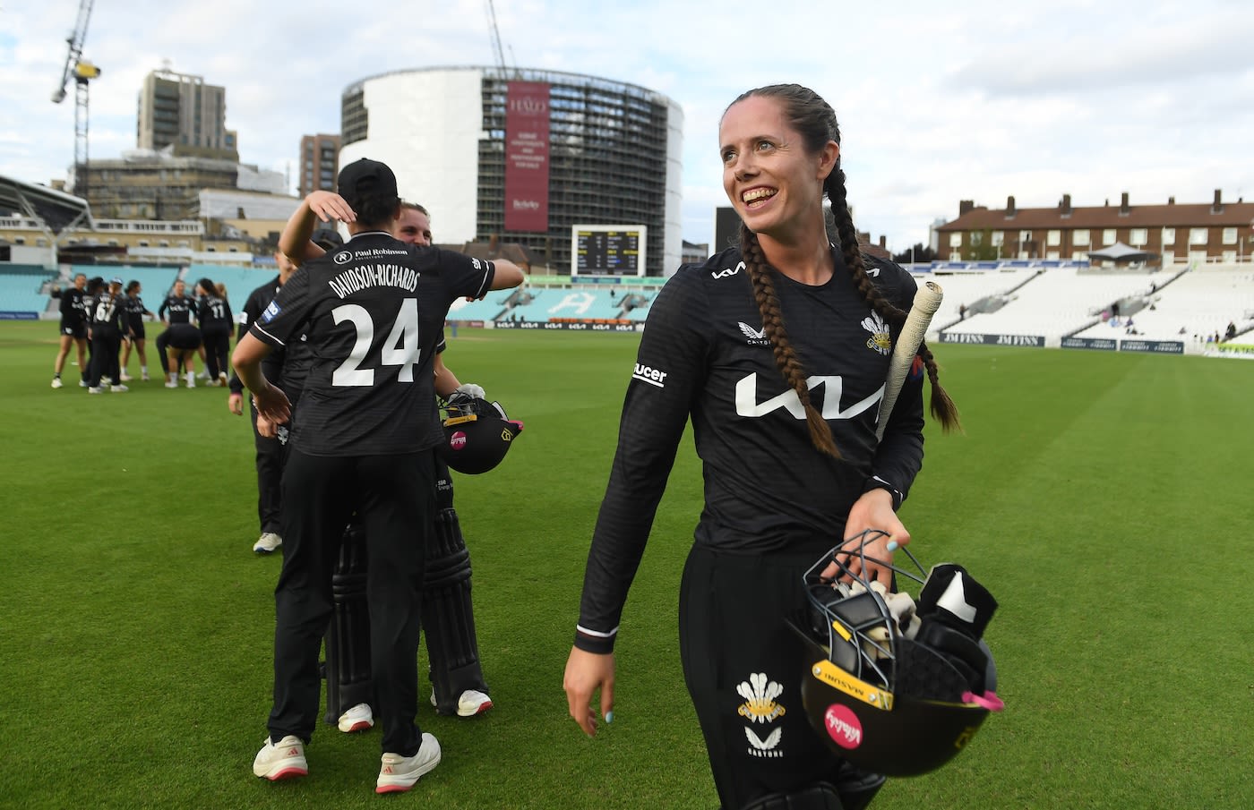 Kate Coppack and Danielle Gregory got Surrey over the line