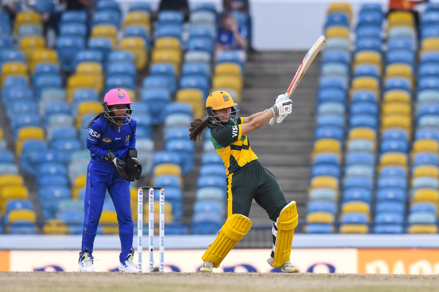 Amy Hunter put on a century opening stand with Meg Lanning