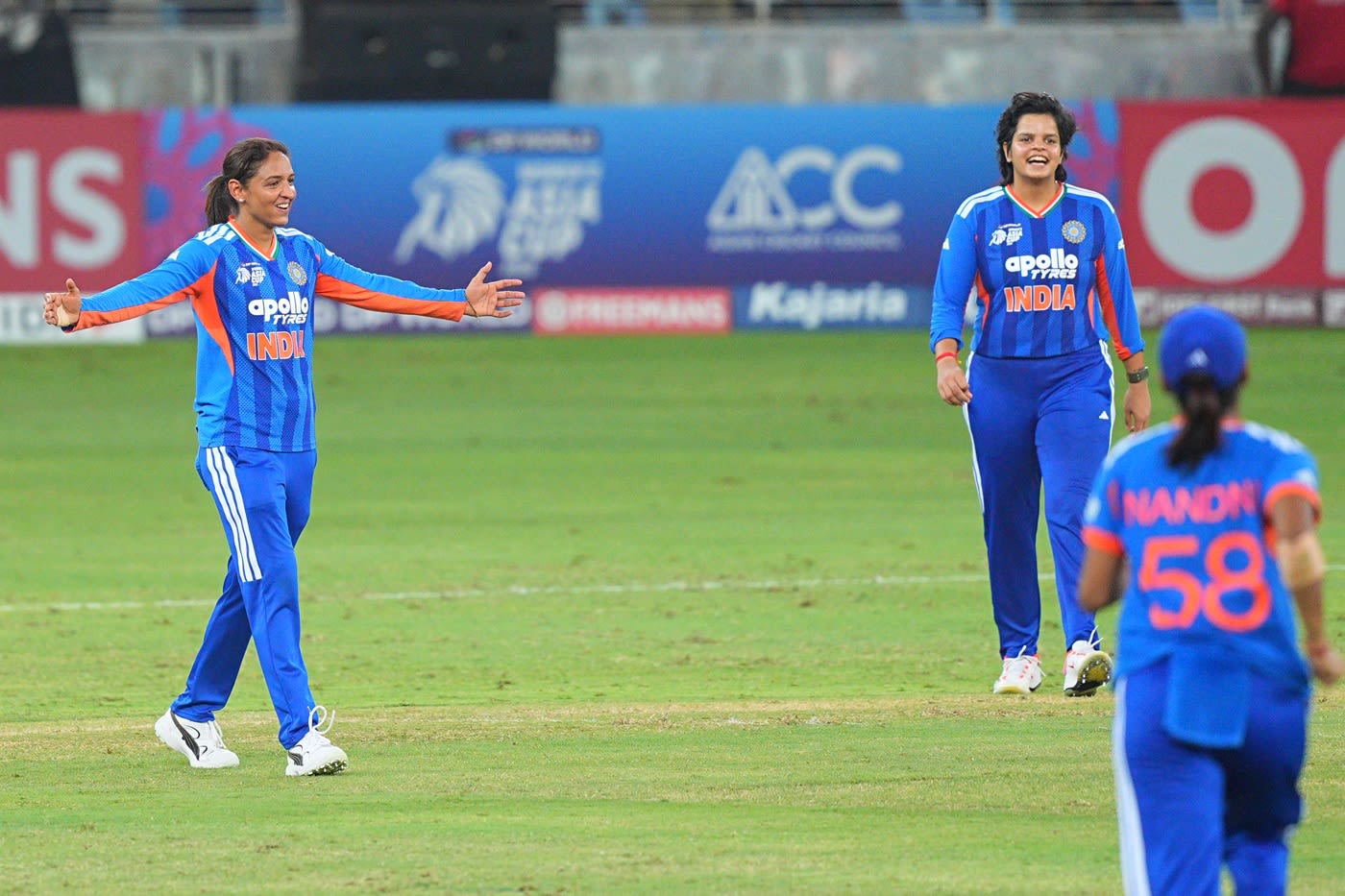 Harmanpreet Kaur and Shafali Verma are delighted after the Asia Cup victory