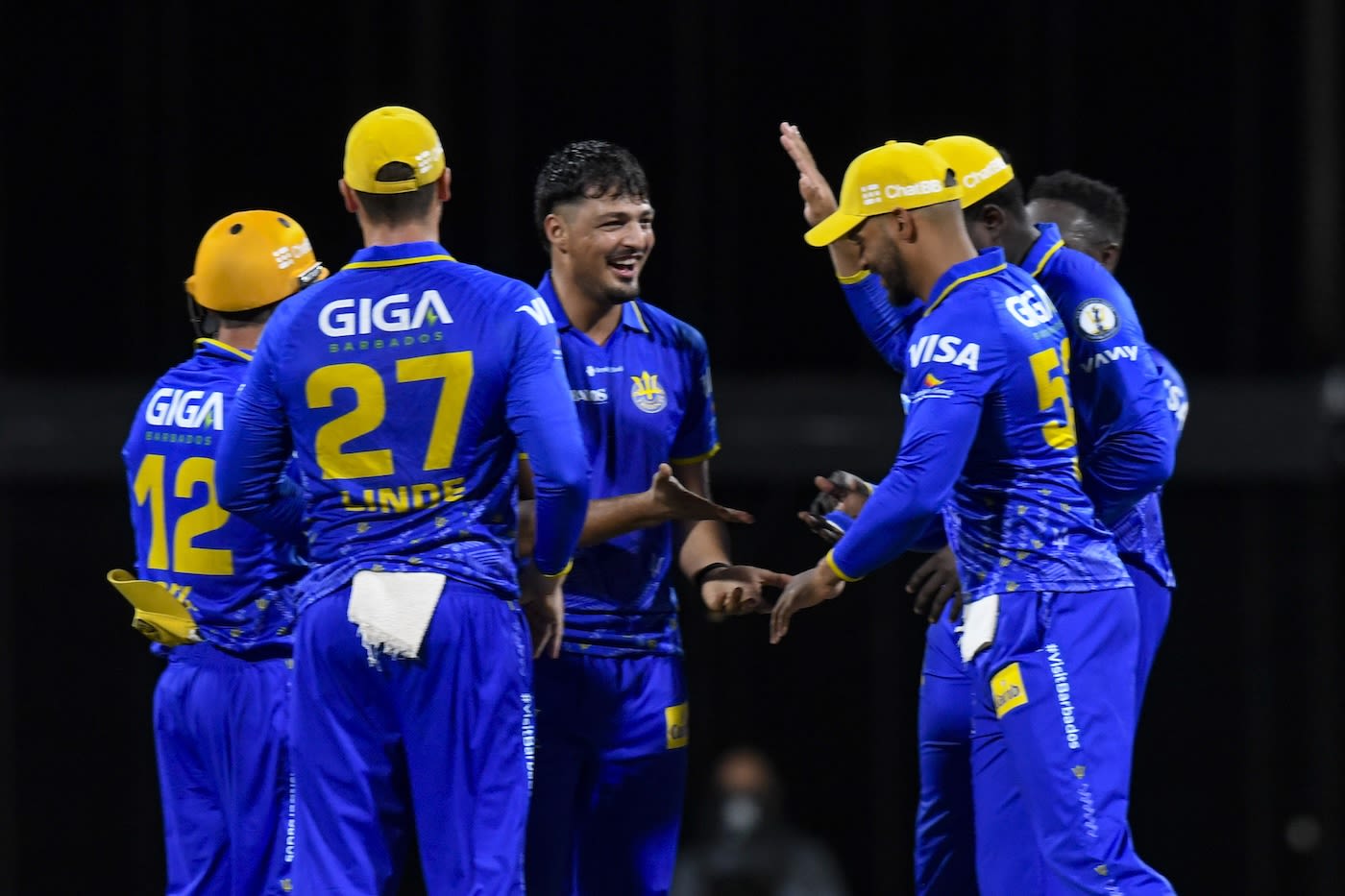 AM Ghazanfar picked up three wickets in the third over