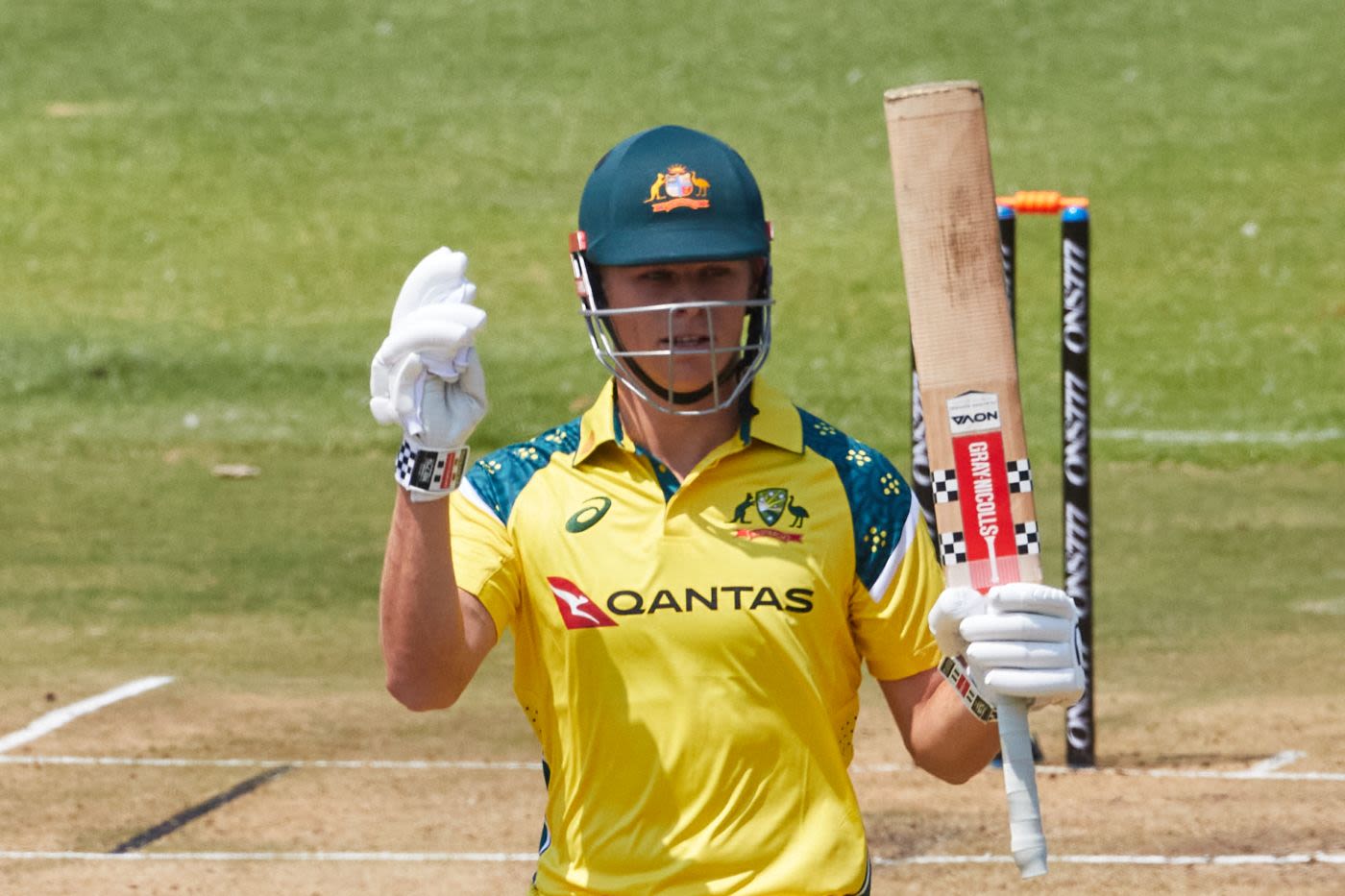 Cooper Connolly celebrates his half-century