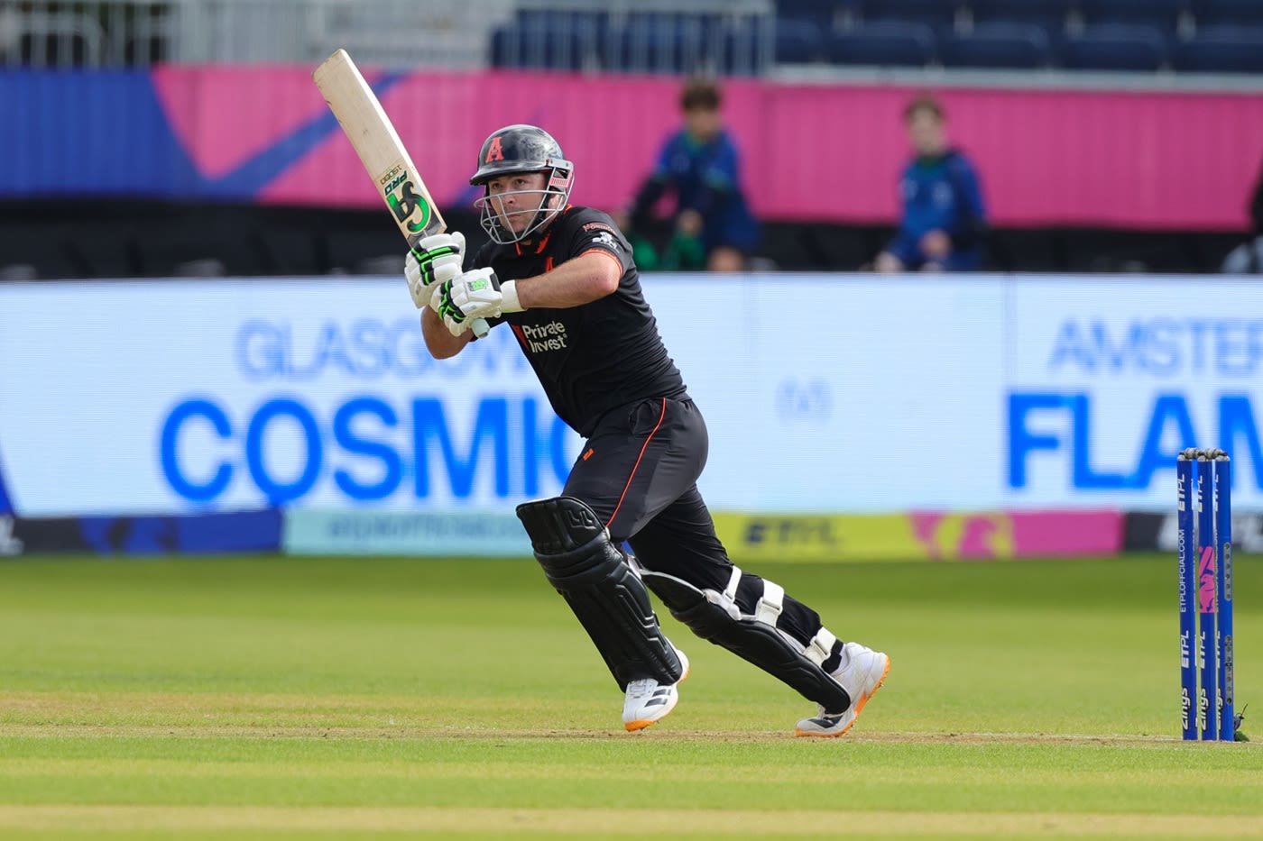 Curtis Campher hit a 27-ball fifty for Amsterdam Flames