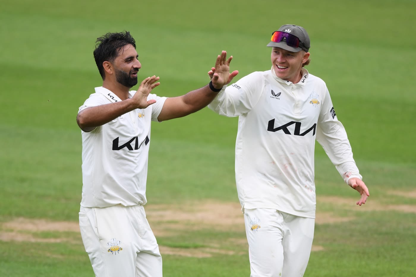 Auqib Nabi was in the wickets