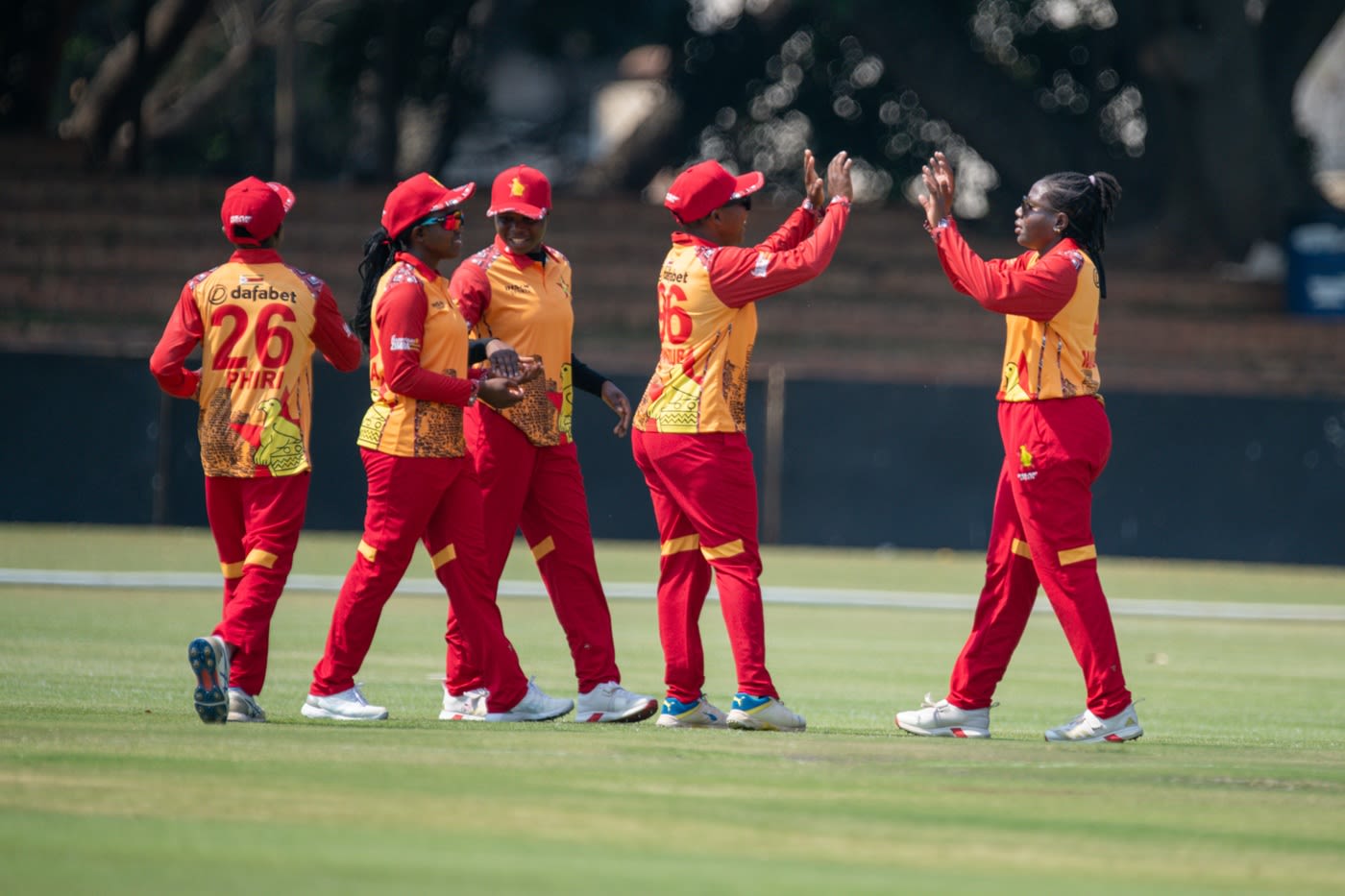Tendai Makusha picked up the only South African wicket to fall