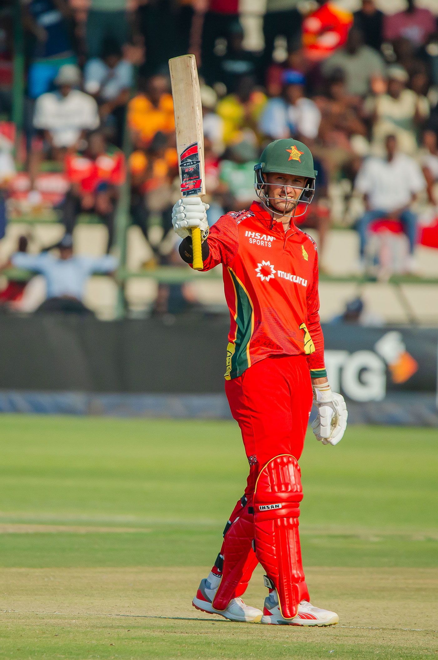 Craig Ervine acknowledges his half-century
