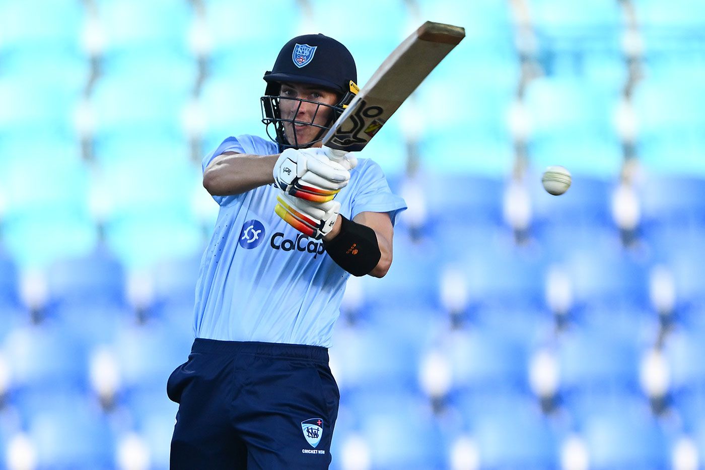 Lachlan Shaw takes on the short ball