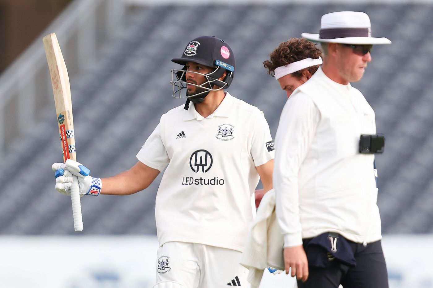 Daaryoush Ahmed made a resilient half-century