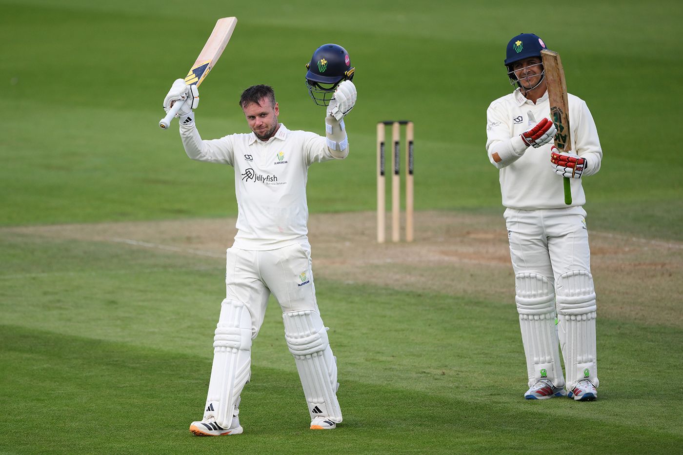 Mason Crane made his second first-class hundred