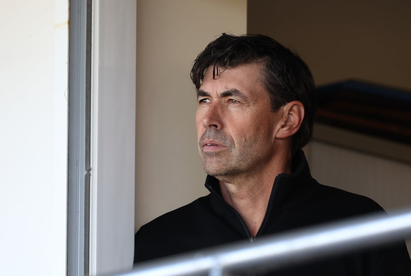 Stephen Fleming was in attendance at the Riverside