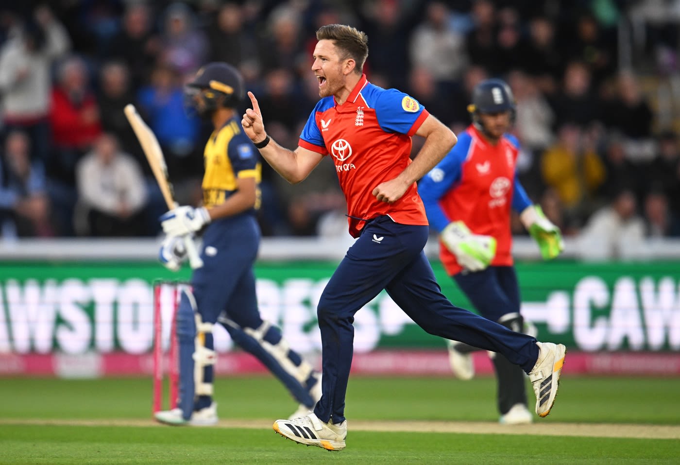 Liam Dawson took two in two balls
