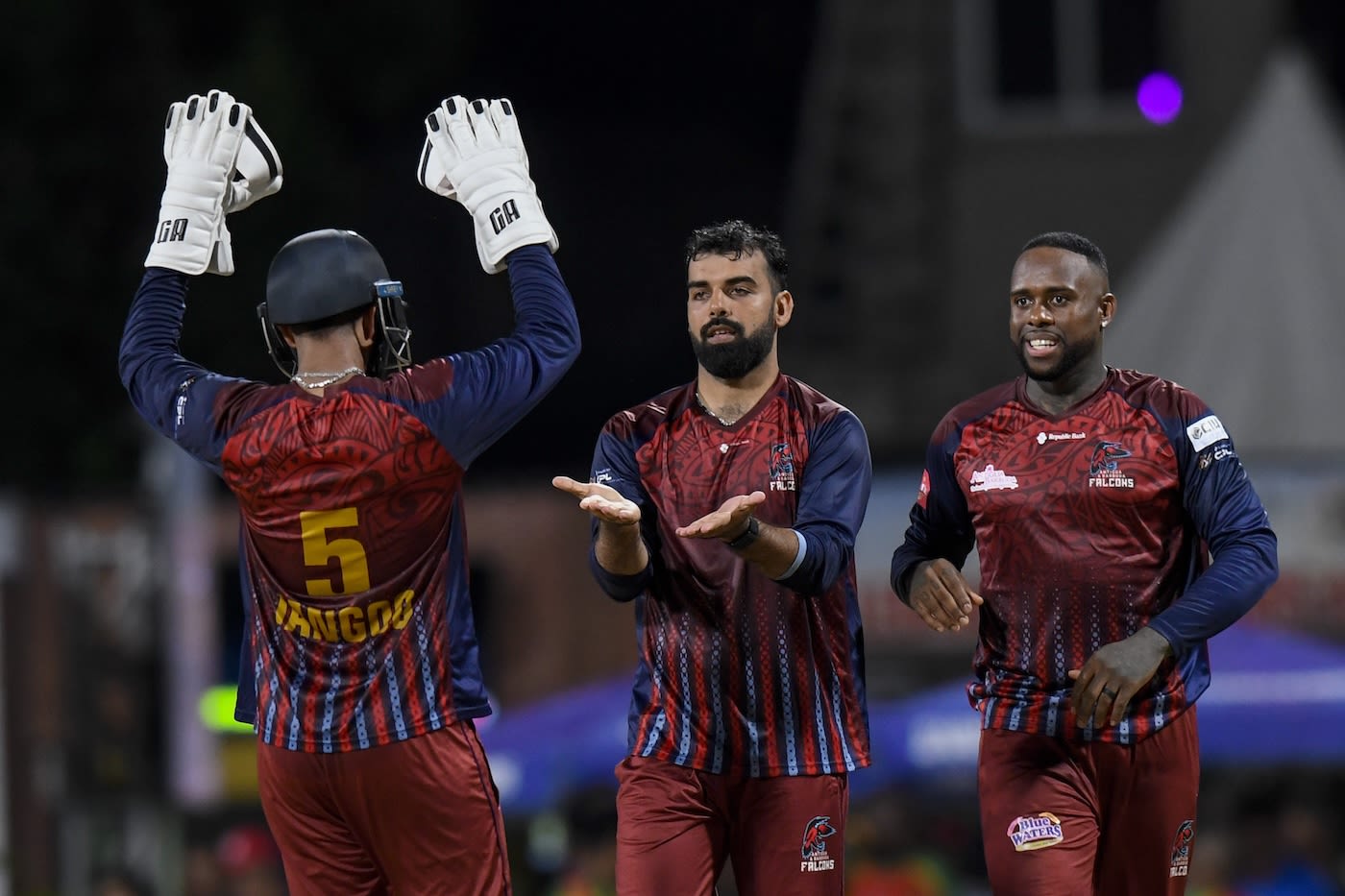 Shadab Khan was named the Player of the Match for his 4 for 16