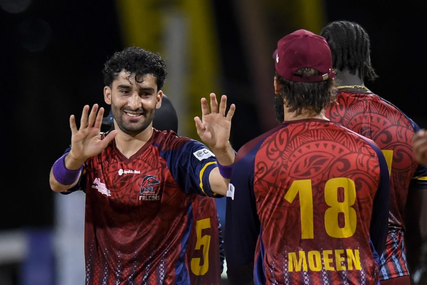 Sufyan Moqim ran through the top order