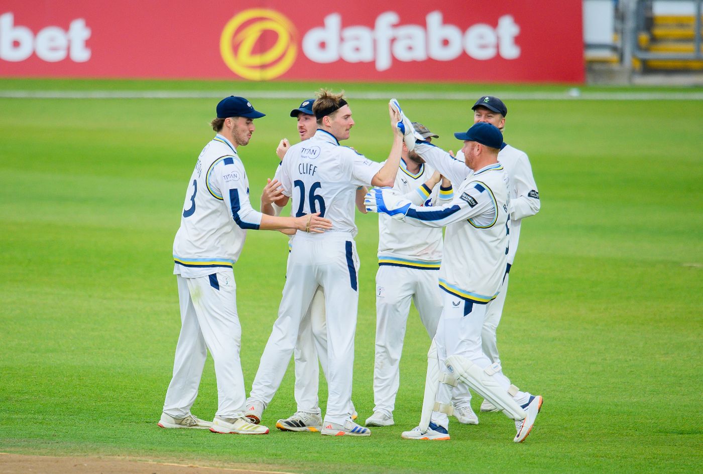 Ben Cliff completed an 11-wicket haul as Yorkshire felled Somerset