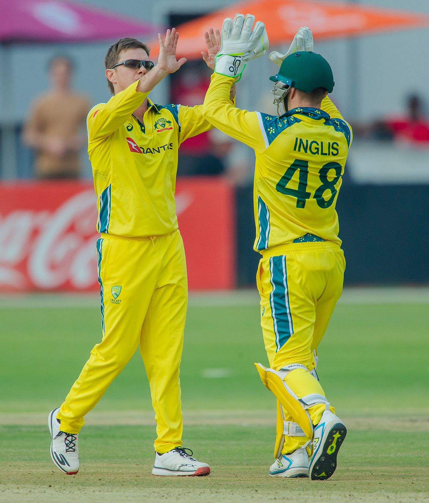 Adam Zampa picked up his 200th ODI wicket