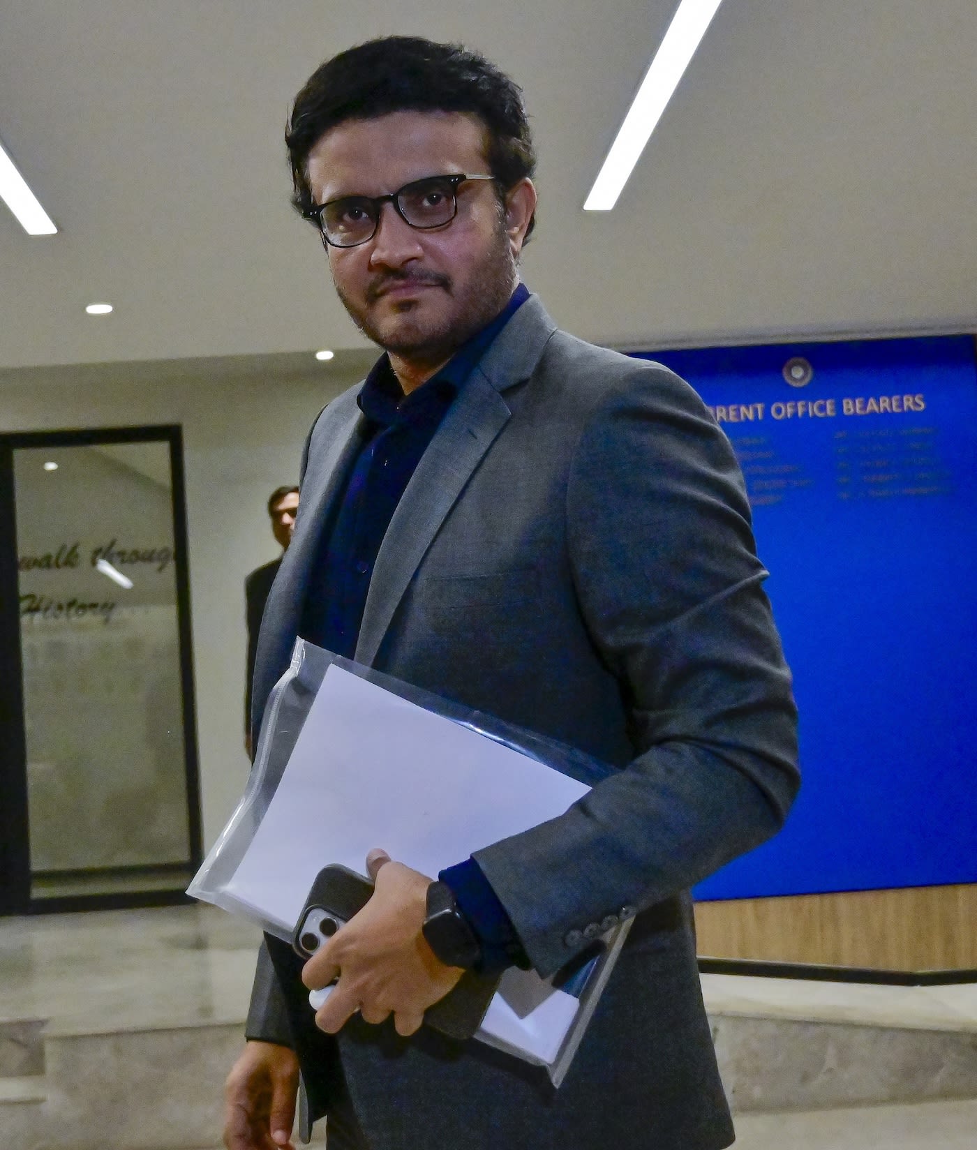 Sourav Ganguly attended the BCCI AGM