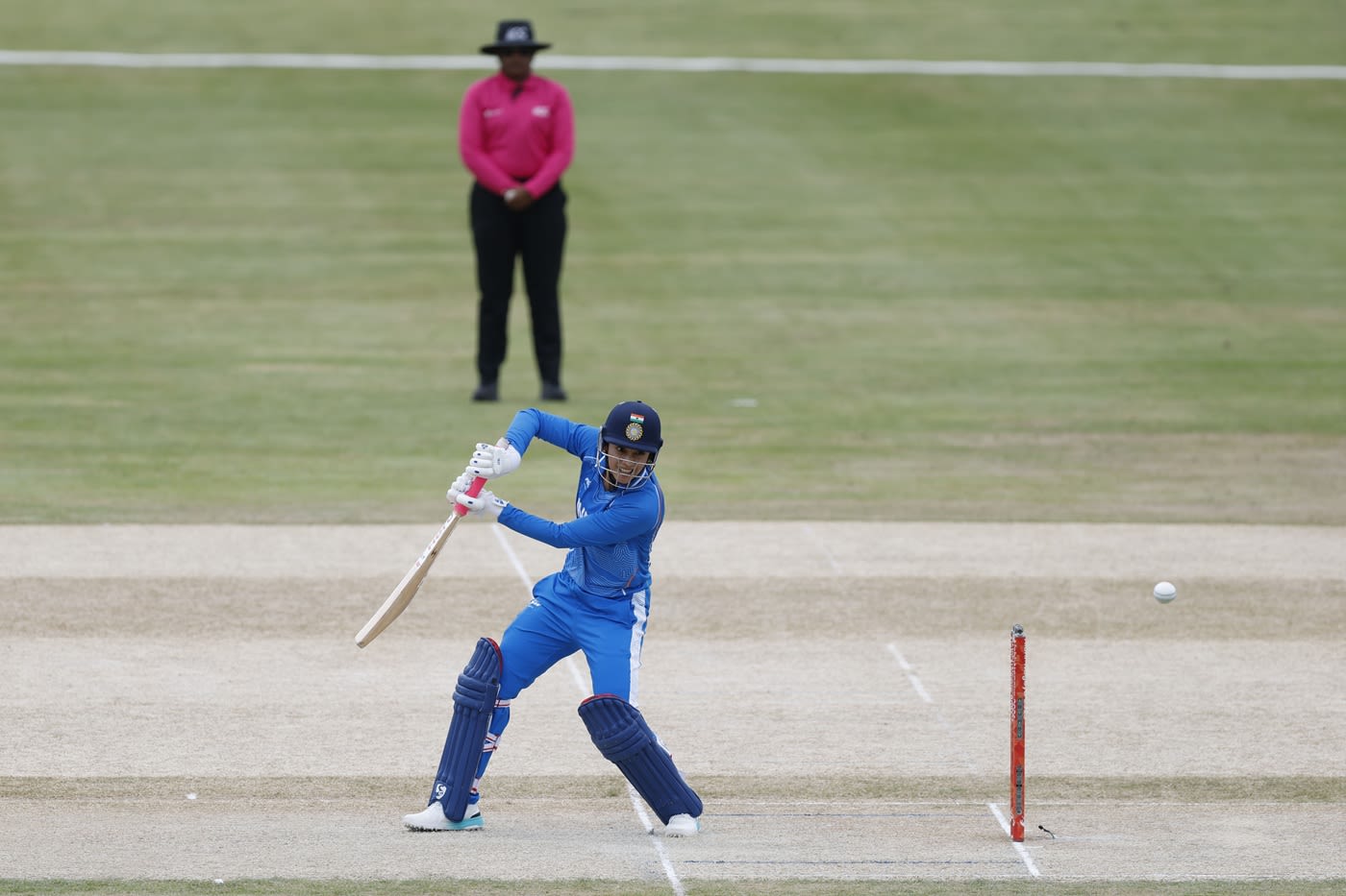 Smriti Mandhana cuts one away
