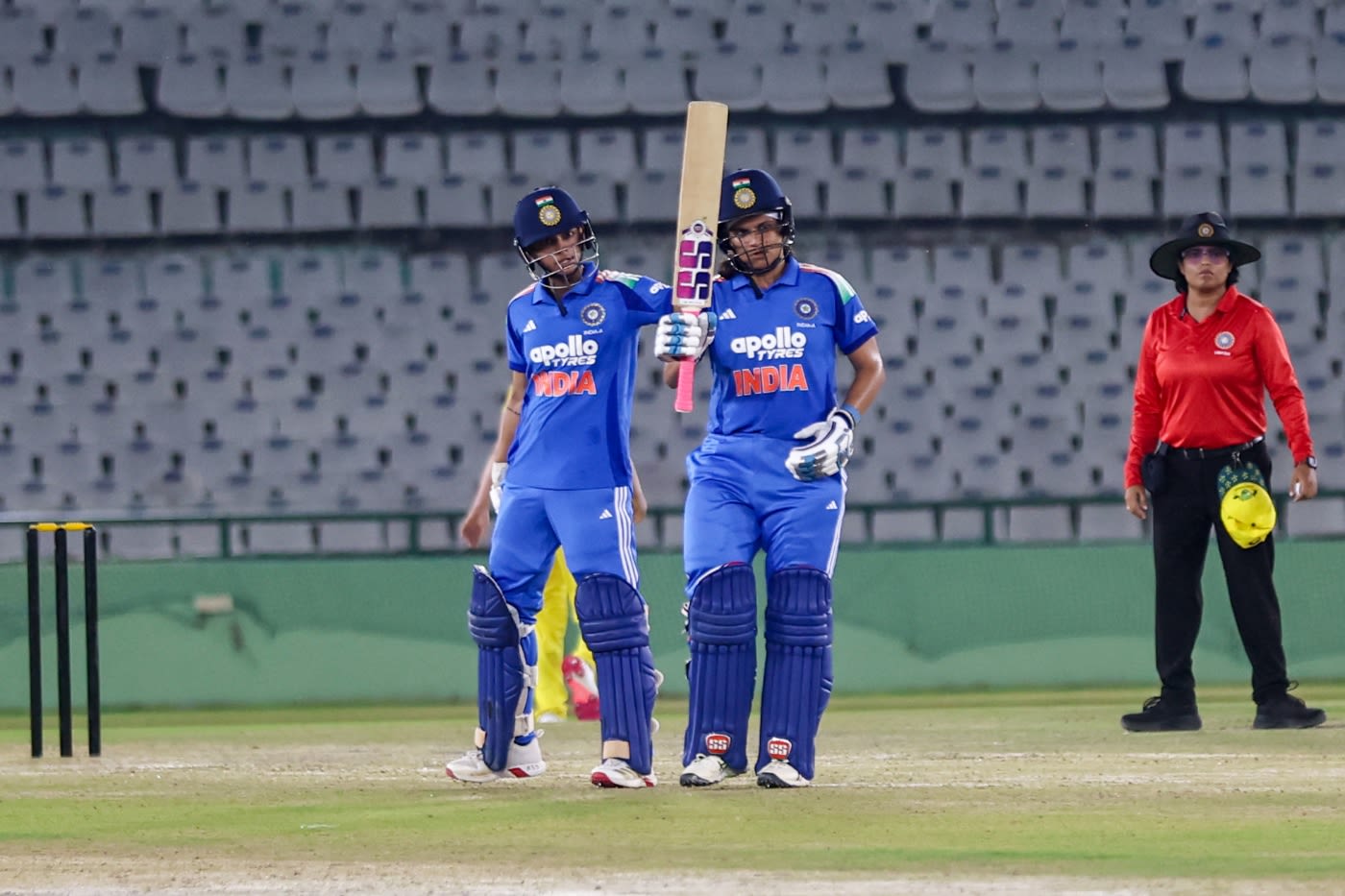 Tejal Hasabnis brings up her fifty