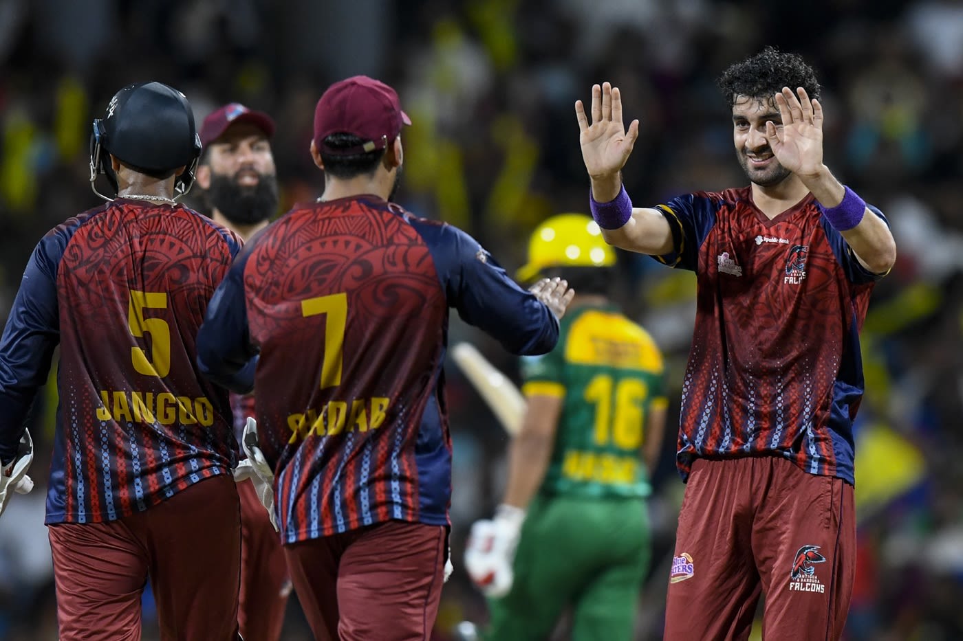 Sufyan Moqim took 4 for 14 in the first innings of the CPL 2026 final