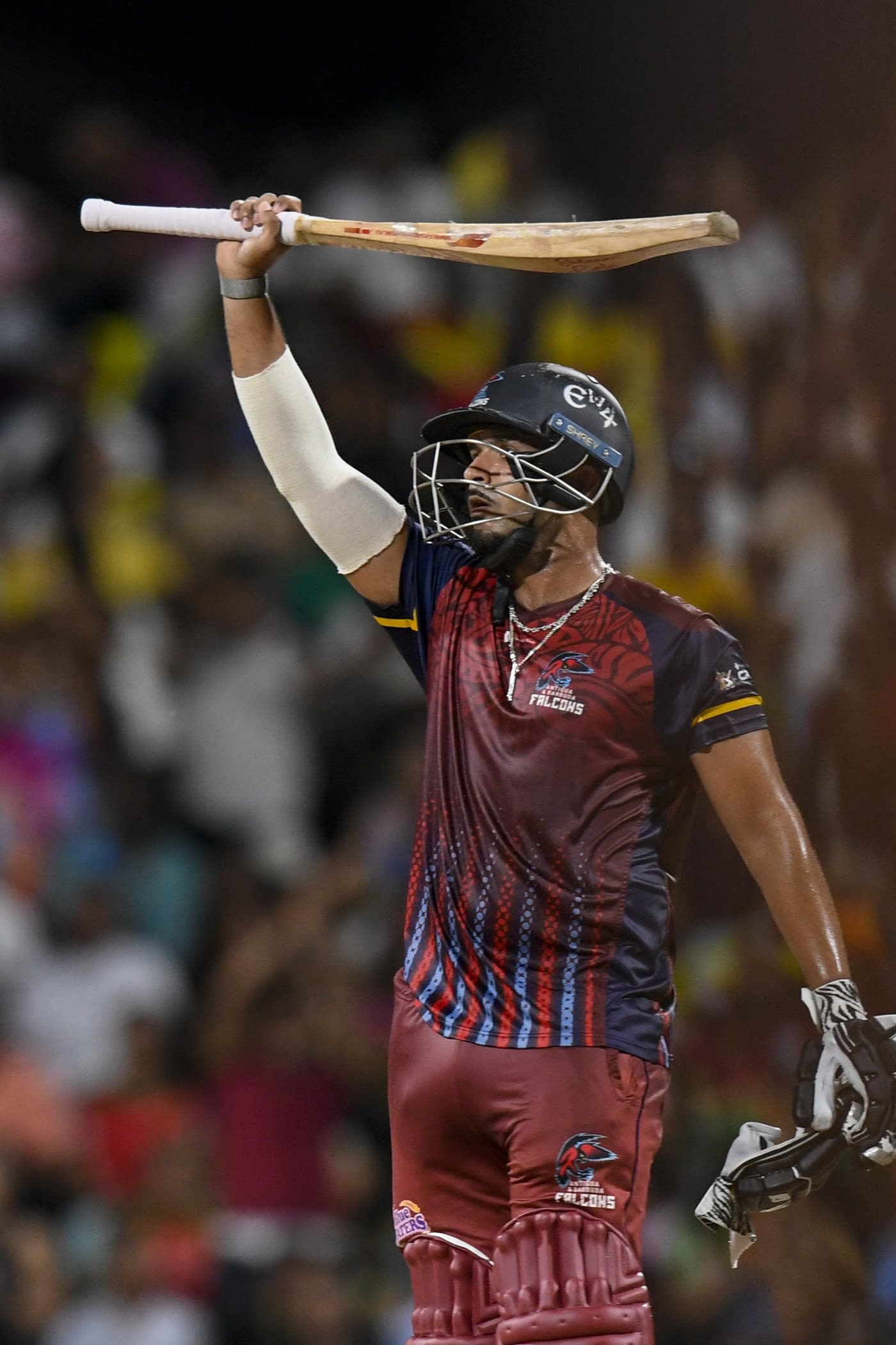 Amir Jangoo's unbeaten half-century shepherded the chase for Antigua and Barbuda Falcons