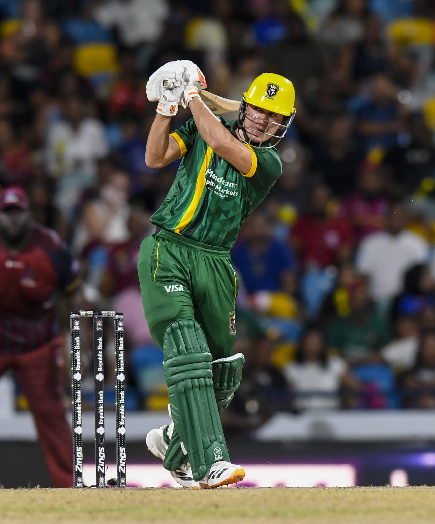Maaz Sadaqat scored more than half Kingsmen's runs