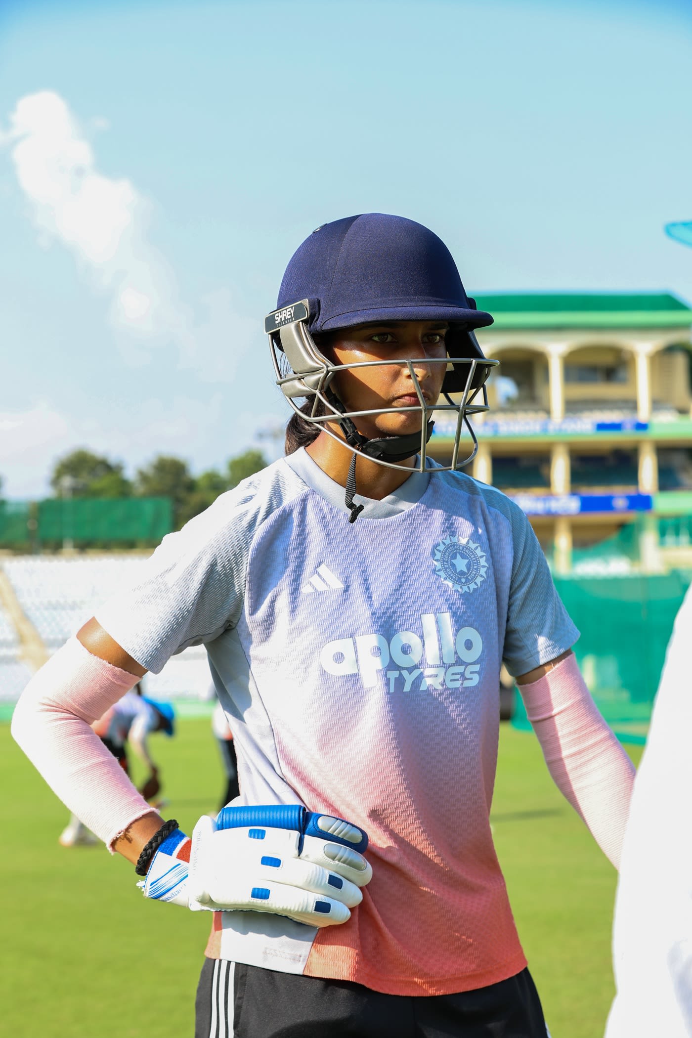Akshita Bhagat during India A Women's practice session