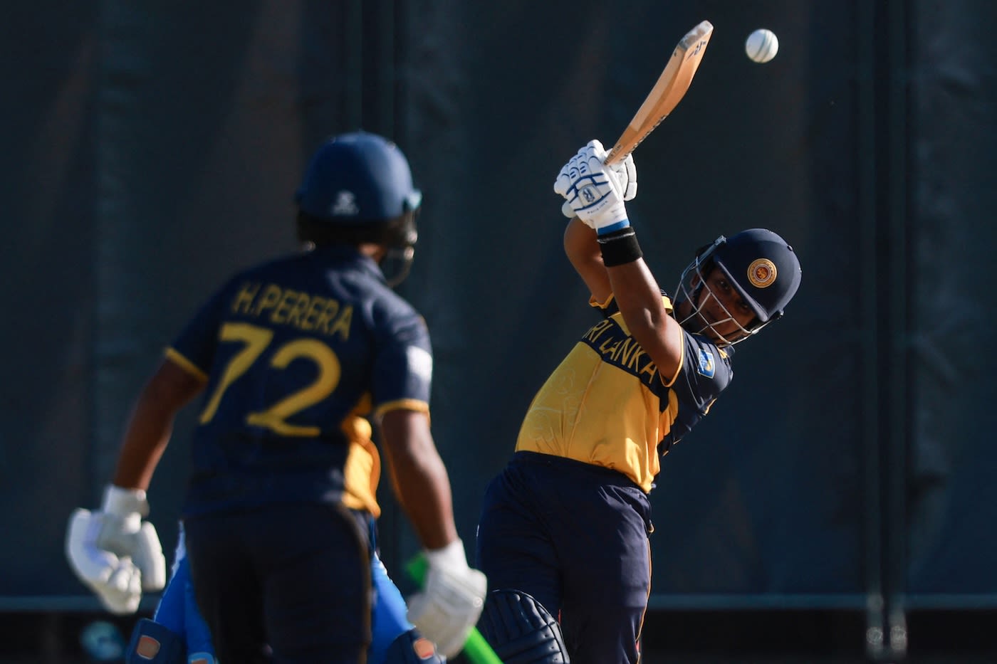 Chamari Athapaththu goes down the ground