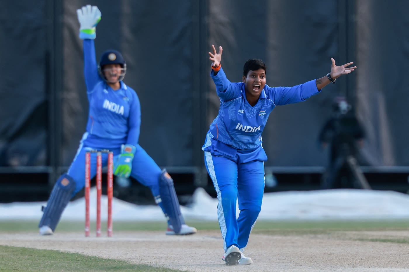 Deepti Sharma goes up for a big appeal