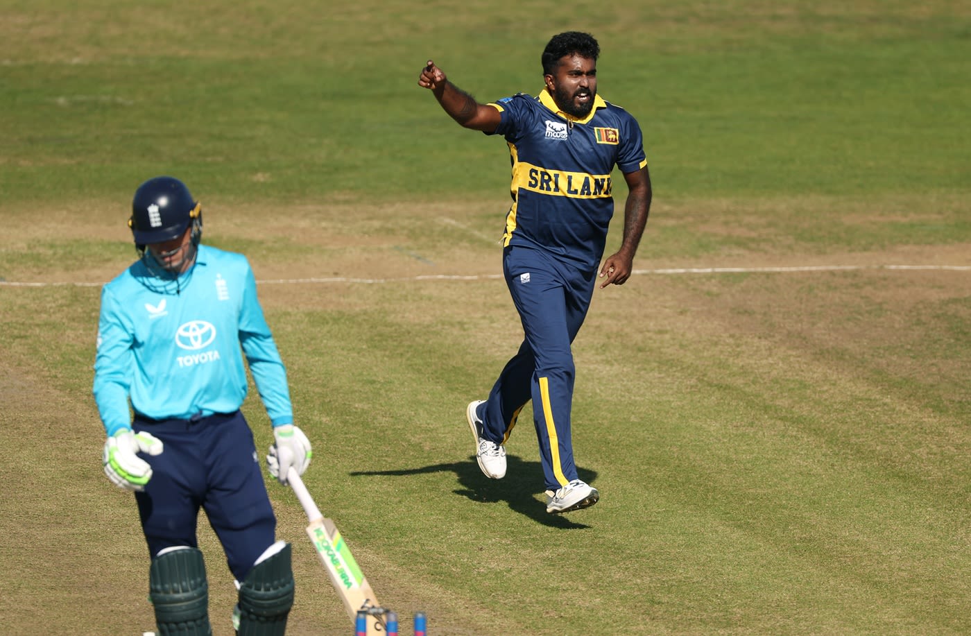 Asitha Fernando struck in his second over