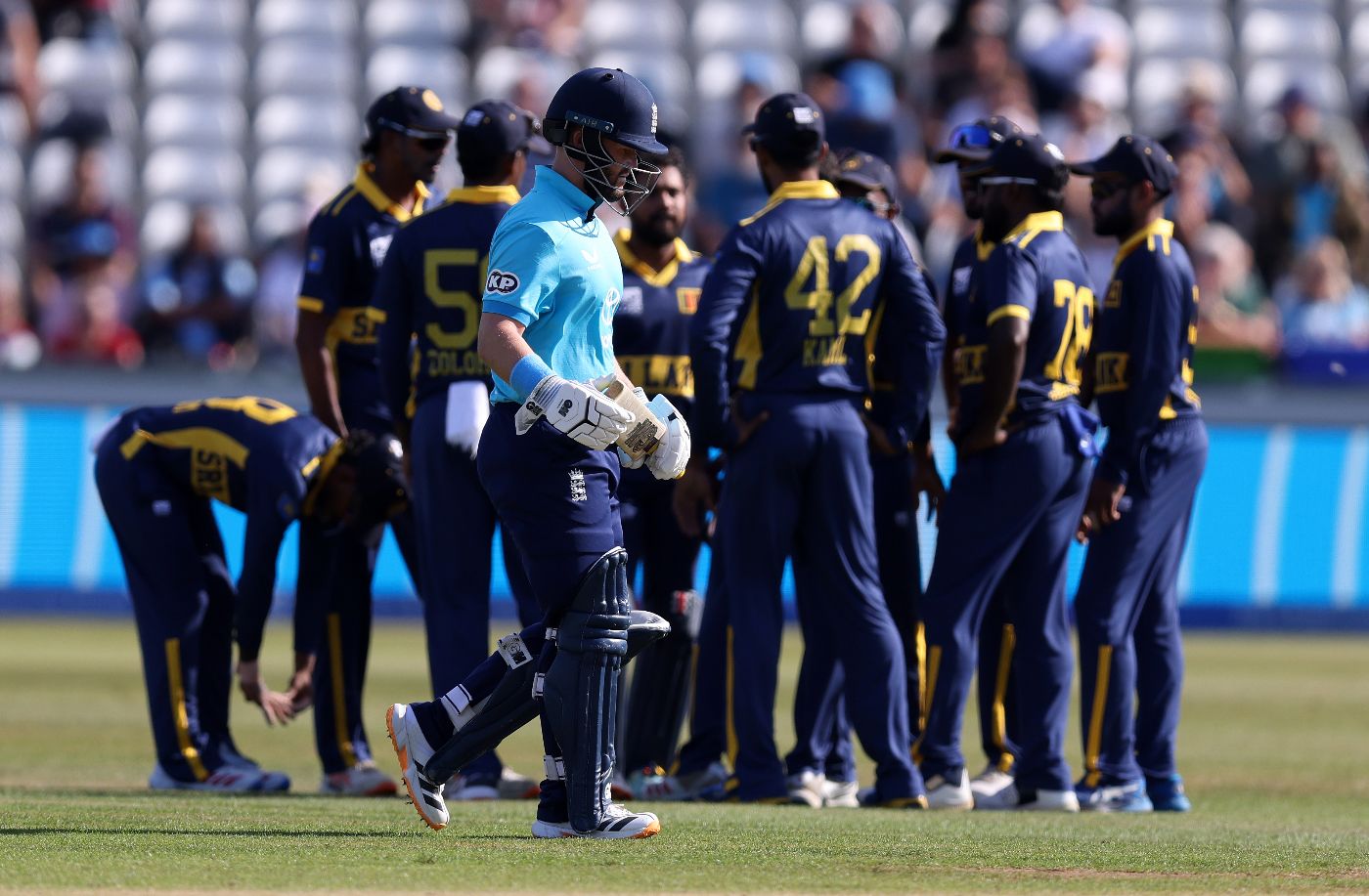 Ben Duckett fell lbw after a decent powerplay