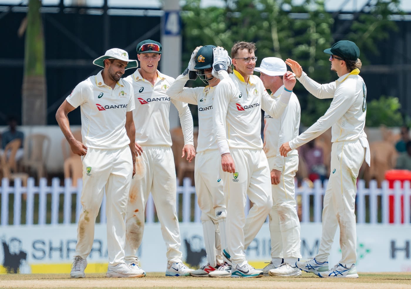 Todd Murphy picked up four wickets in the second innings