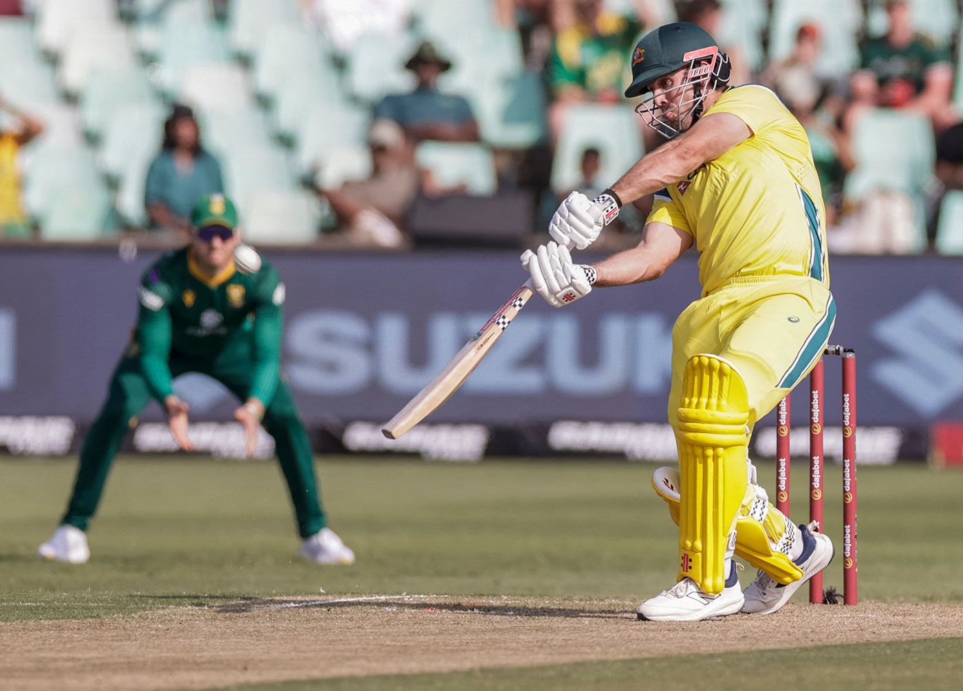 Mitchell Marsh cleared the ropes early on