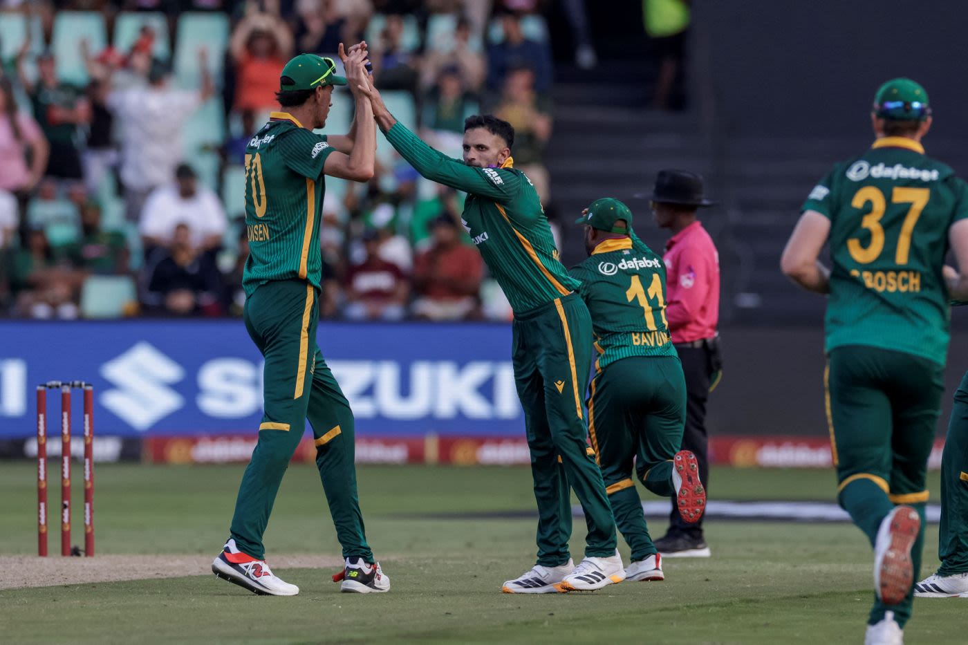 Keshav Maharaj bowled a superb spell