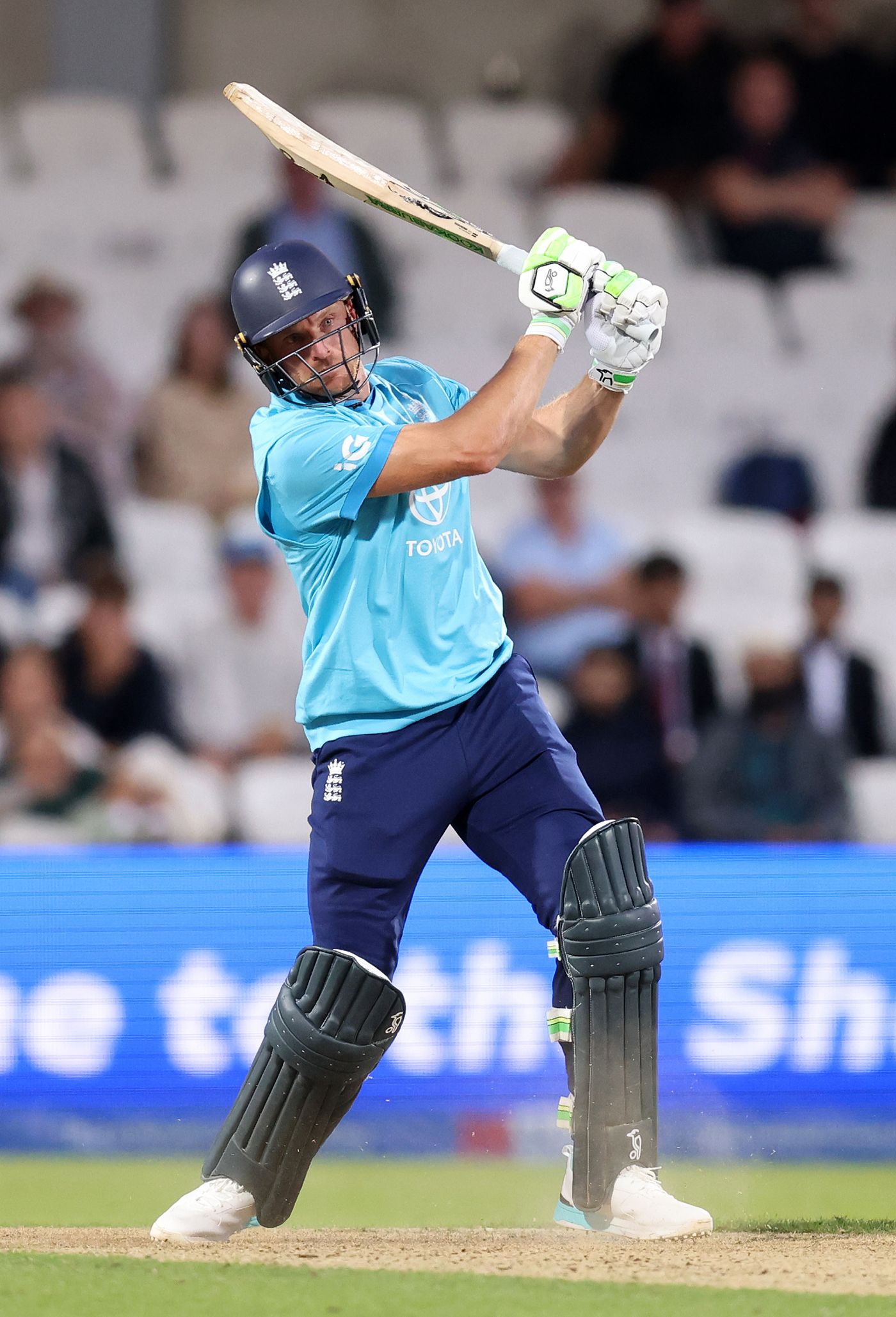 Jos Buttler made a 36-ball fifty to steer England's chase