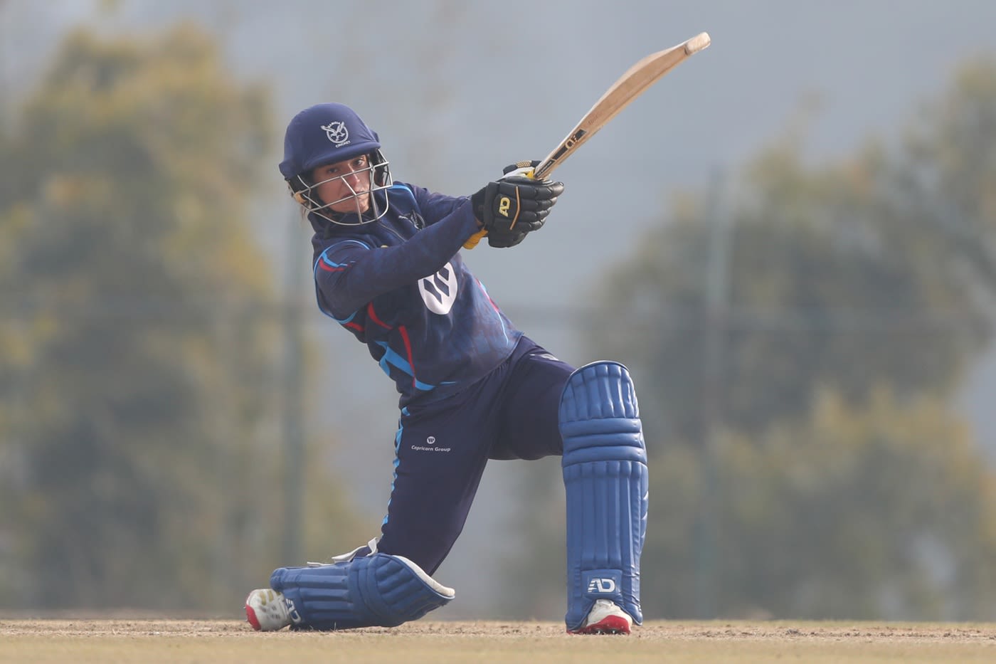 Yasmeen Khan hit two fours and a six in her brief stay