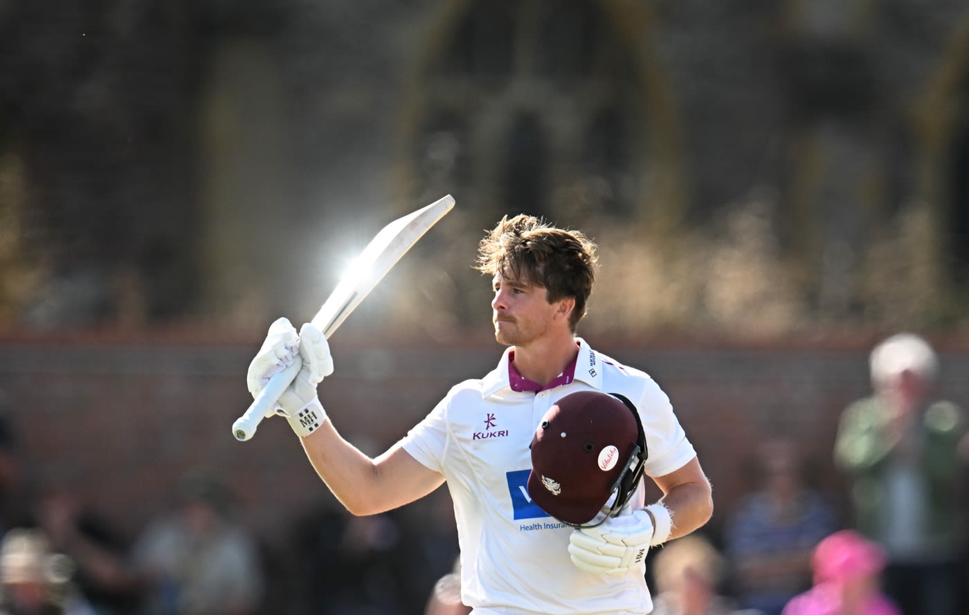 Tom Abell went on to his hundred after passing 1000 runs for the season
