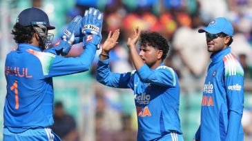 Kuldeep four-for trips West Indies up after Greaves' century