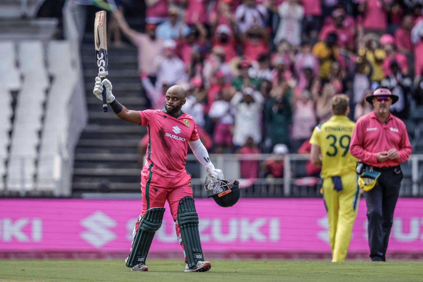 Temba Bavuma made 103 from 116 balls