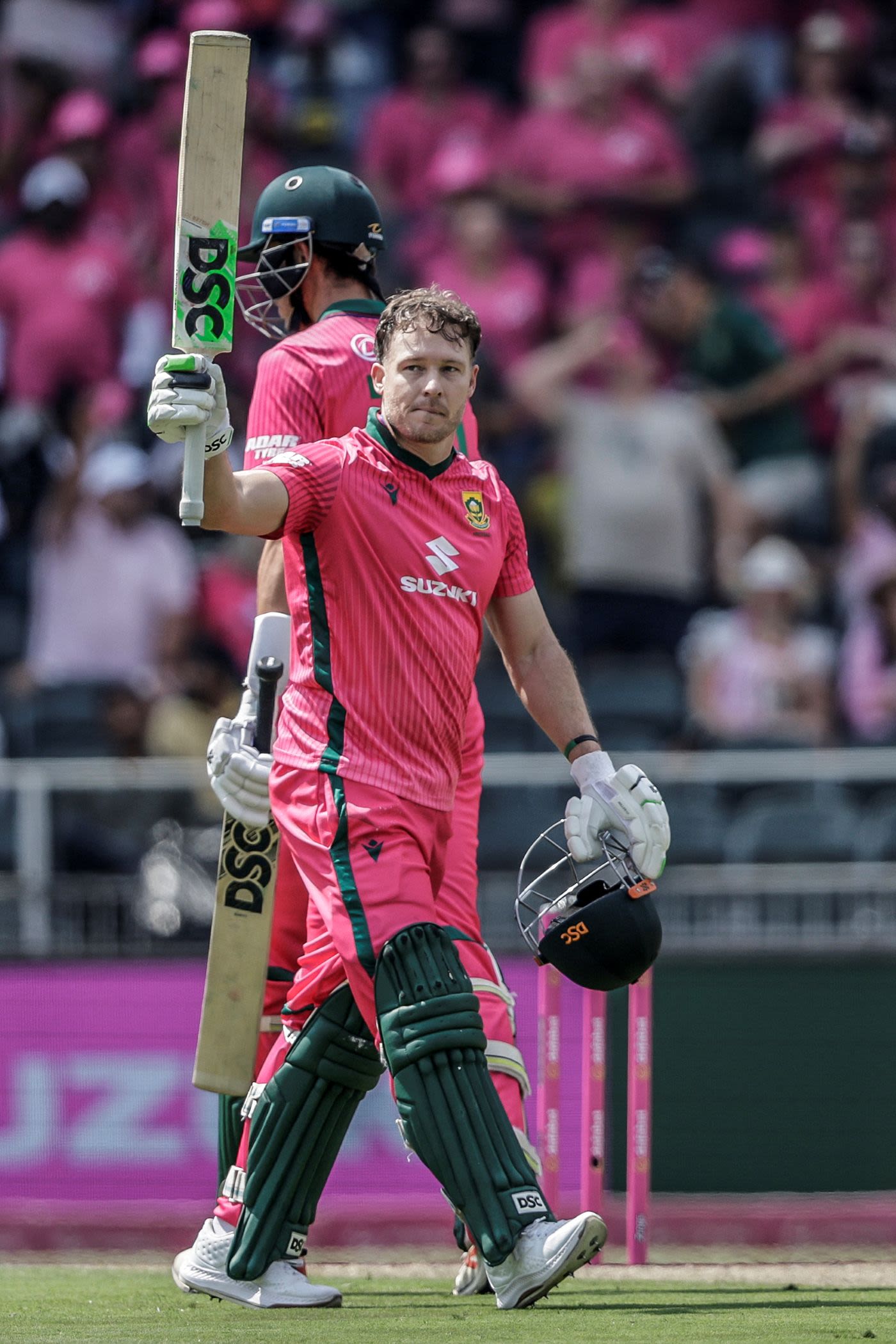 David Miller made his highest score of 142 in ODI cricket