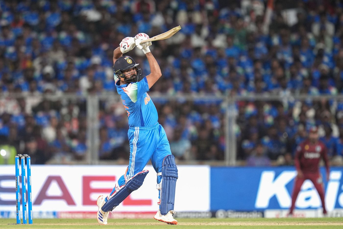 Rohit Sharma gave India a quick start in the powerplay