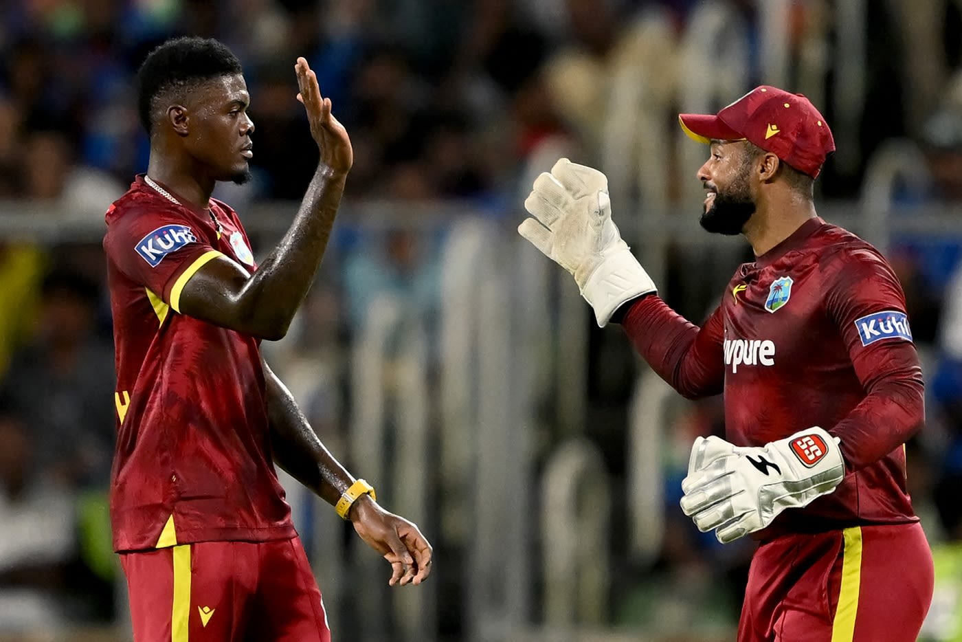 Alzarri Joseph dismissed Rohit Sharma for 32