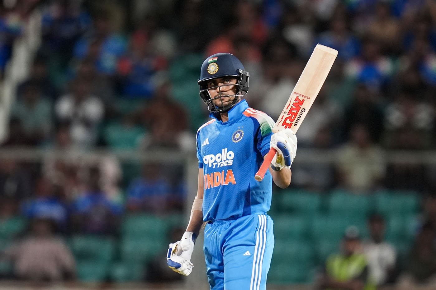 Shubman Gill brought up his half-century off 49 balls
