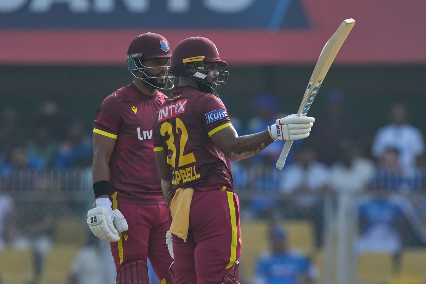 John Campbell got to fifty off just 29 balls